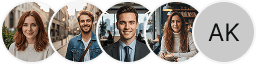 Multiple investor profile avatars on Ky Taiphat trading review block